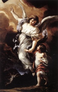 CORTONA, Pietro da, The Guardian Angel, 1656, Oil on canvas, Galleria Nazionale d'Arte Antica, Rome